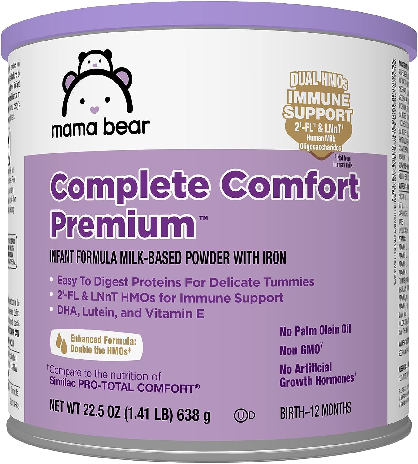 260103022142999_1 Brand - Mama Bear Complete Comfort Infant Formula Milk-Based Powder with Iron, 1.41 Pound, 22.5 Ounce - Image 1